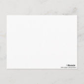 Farbige Streifen: Bild: Danke, Postkarte (Rückseite)