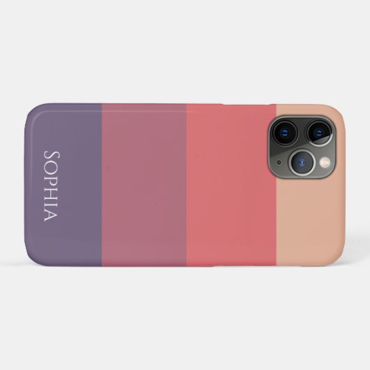 Farbige Streifen - Case-Mate iPhone Hülle (Rückseite (Horizontal))