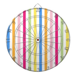Farbige Streifen Dartscheibe