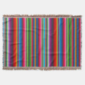Farbige Streifen Decke (Vorderseite)
