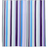 Farbige Streifen Duschvorhang (Vorderseite)