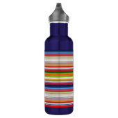 Farbige Streifen Edelstahlflasche (Rechts)