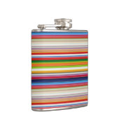 Farbige Streifen Flachmann (Rechts)