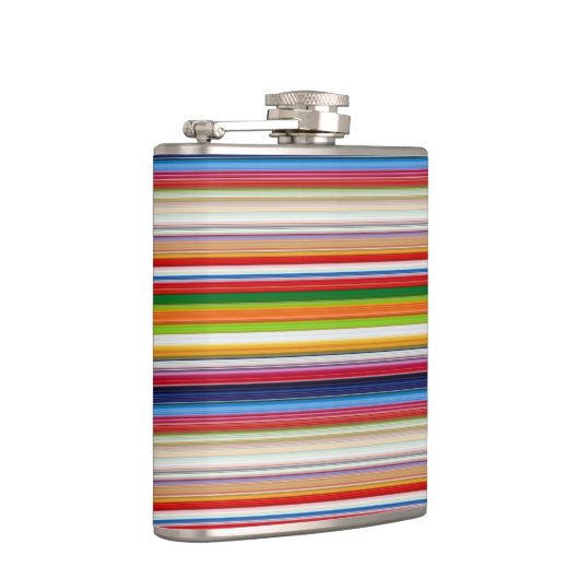 Farbige Streifen Flachmann (Rechts)