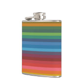 Farbige Streifen Flachmann (Links)