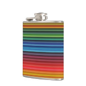 Farbige Streifen Flachmann (Links)