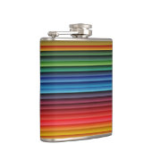 Farbige Streifen Flachmann (Rechts)