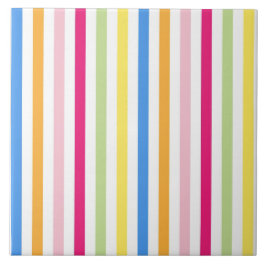 Farbige Streifen Fliese