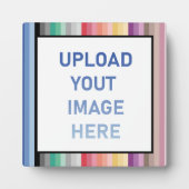 Farbige Streifen Fotoplatte (Vorderseite)