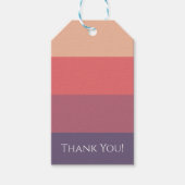 Farbige Streifen - Geschenkanhänger (Vorderseite)