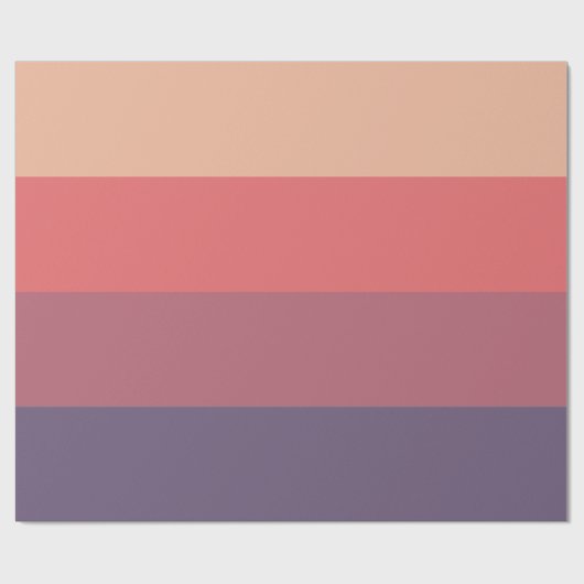 Farbige Streifen - Geschenkpapier (Flach)