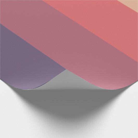 Farbige Streifen - Geschenkpapier (Ecke)