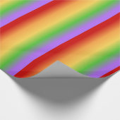 Farbige Streifen Geschenkpapier (Ecke)