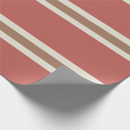 Farbige Streifen Geschenkpapier (Ecke)