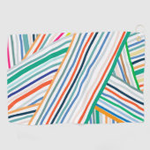 Farbige Streifen Golf Handtuch (Horizontal)