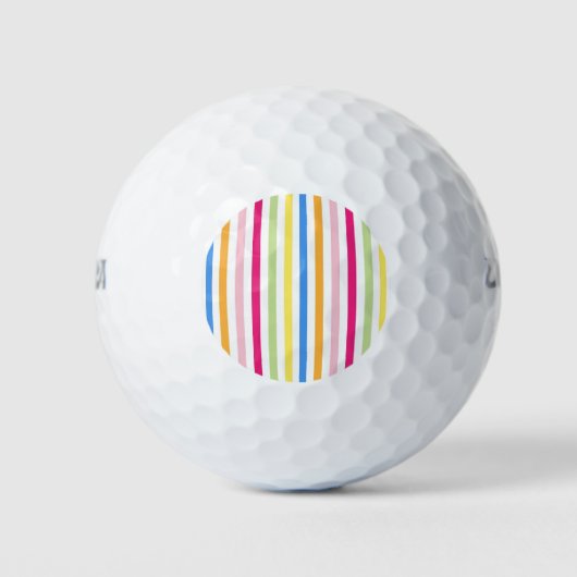 Farbige Streifen Golfball (Vorderseite)