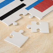 Farbige Streifen: Grafikmuster Mix Puzzle (Seite)