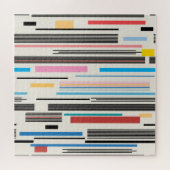 Farbige Streifen: Grafikmuster Mix Puzzle (Horizontal)