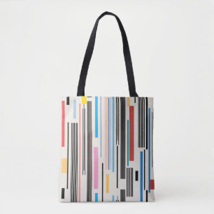 Farbige Streifen: Grafikmuster Mix Tasche