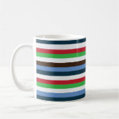 Farbige Streifen Kaffeetasse (Links)