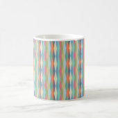Farbige Streifen. Kaffeetasse (Mittel)