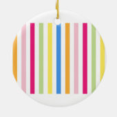 Farbige Streifen Keramik Ornament (Hinten)