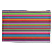 Farbige Streifen Kissenbezug (Rückseite-Links)