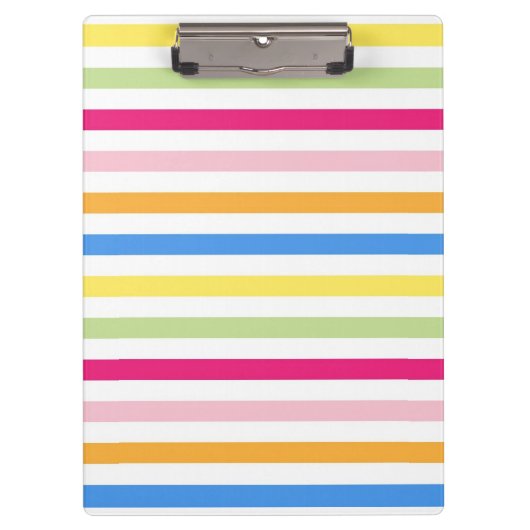 Farbige Streifen Klemmbrett (Vorderseite)