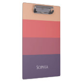 Farbige Streifen - Klemmbrett (Rechts)