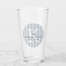 Farbige Streifen-Kreis-Familienmonogramm
