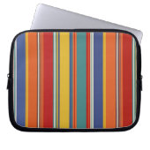 Farbige Streifen Laptopschutzhülle (Vorderseite)