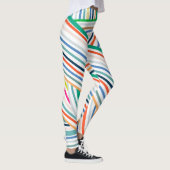 Farbige Streifen Leggings (Rechts)