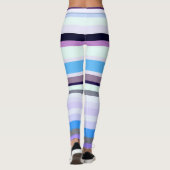 Farbige Streifen Leggings (Rückseite)