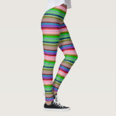 Farbige Streifen Leggings (Rechts)
