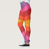 Farbige Streifen Leggings (Links)