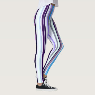 Farbige Streifen Leggings