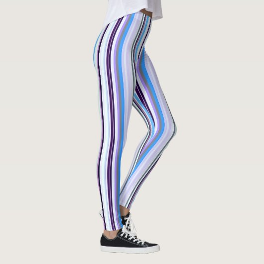 Farbige Streifen Leggings (Rechts)