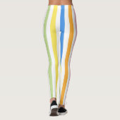 Farbige Streifen Leggings (Rückseite)
