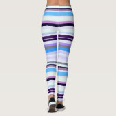 Farbige Streifen Leggings (Rückseite)