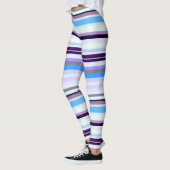 Farbige Streifen Leggings (Links)