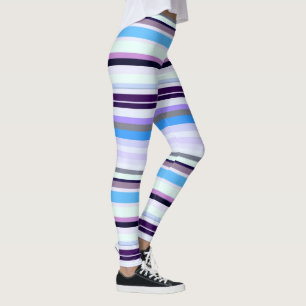 Farbige Streifen Leggings