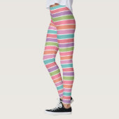 Farbige Streifen Leggings (Links)