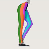 Farbige Streifen Leggings (Rechts)