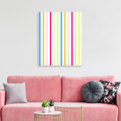 Farbige Streifen Leinwanddruck (Insitu (Wohnzimmer))