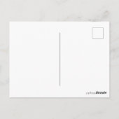 Farbige Streifen Minimalistisch CUSTOM FOTO Urlaub Postkarte (Rückseite)