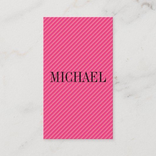 Farbige Streifen mit seriellem Schriftart Visitenkarte (Vorderseite)