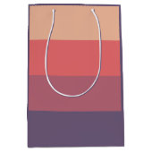 Farbige Streifen - Mittlere Geschenktüte (Vorderseite)