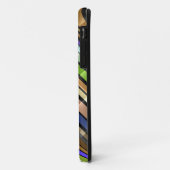 Farbige Streifen modernes Design 3 Case-Mate iPhone Hülle (Hinten/Links)
