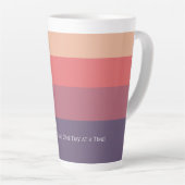 Farbige Streifen - Motivierend Tasse (Rechte Ecke)