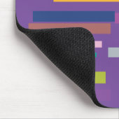 Farbige Streifen Mousepad (Ecke)